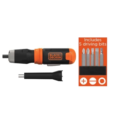 Image of BLACK+DECKER Cordless Screwdriver, Alkaline (BCF601AA)
