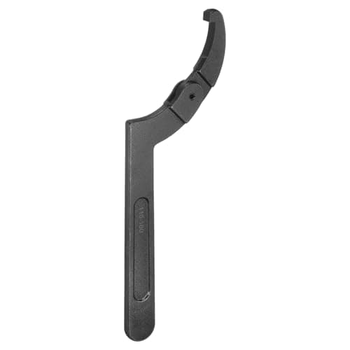 Image of sourcing map C Hook Spanner Wrench, 4-1/2 to 6-1/4-inch Adjustable C Pin Motorcycle Shock Nut Chrome Vanadium Spanner Wrench Tool with 1/4-inch Square Head for Machine, Vehicles, Mechanical