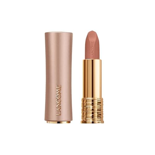 Image of Lancôme L'Absolu Rouge Intimatte Velvet Matte Lipstick, Soft-Blur Finish, Ceramide & Rose Extract, Precise Bullet, Comfortable Wear & Luxurious Jewel-Like Case, Shade: 210 Unspoken Feelings, 3.4g