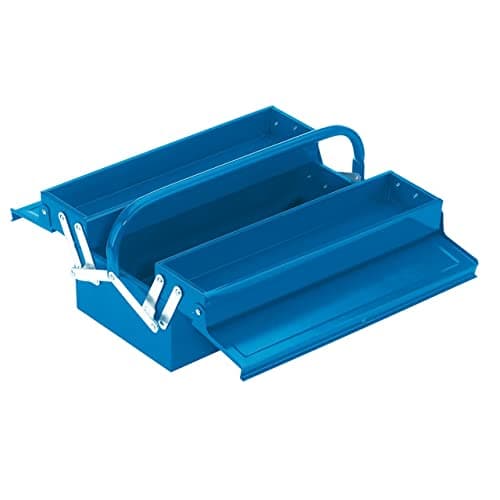 Image of Draper 86673 430 x 170 x 210 mm 2-Tray Cantilever Toolbox , Blue