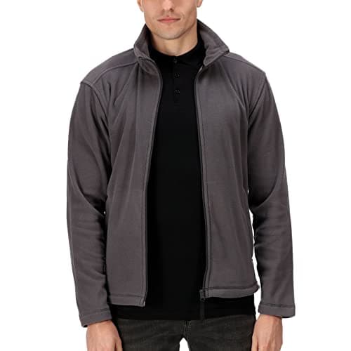 Image of Regatta Men's Full-zip Micro Fleece Jacket, Seal Grey, L UK