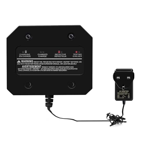 Image of Replacement Charger for Vax ONE PWR Lithium Ion Battery-Black,100-240V/50Hz Compatible with BV15030 BV25030 BV25040 BH15260PC series battery.
