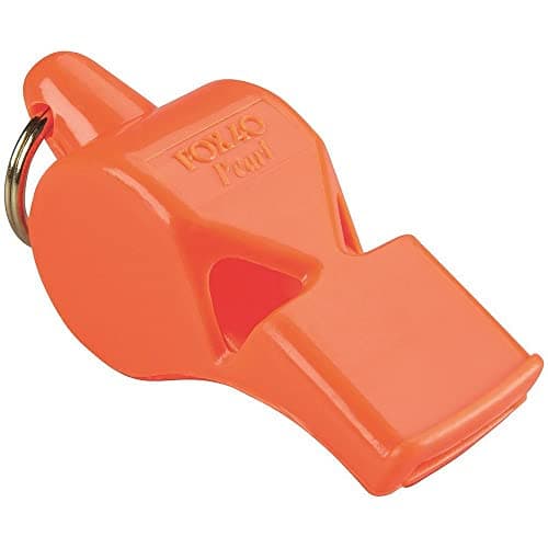 Image of Fox 40 Pearl Safety Whistle C/W Wrist-Lanyard Orange