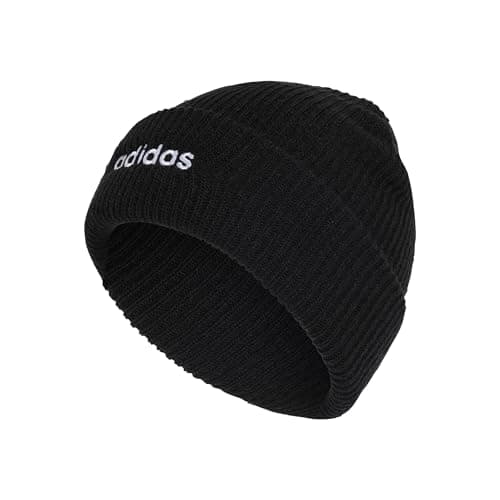 Image of adidas Unisex Classic Beanie, Black/White, XS
