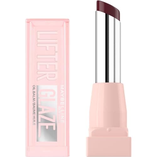 Image of Maybelline New York Lifter Glaze Lip Oil Balm, Up to 24HR Hydration, Plumping for Fuller Lips, Hyaluronic Acid & Acerola Cherry Extract for Ultra-Comfortable Shine, Shade: Espresso Kiss