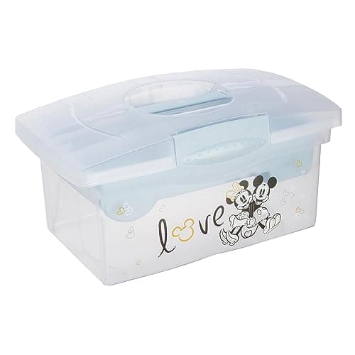 Image of keeeper Mickey Traveller, Organiser storage box with lid, Patryk, Cloudy Blue (Blue)
