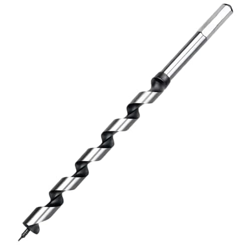 Image of 8mm x 230mm Hex Shank Wood Auger Drill Bit, Long Wood Drill Bits for Soft/Hard Woods, Plastic, Drywall, DIY Home Repair & Woodworking Drilling Tool, Cuts Shallow and Deep Holes