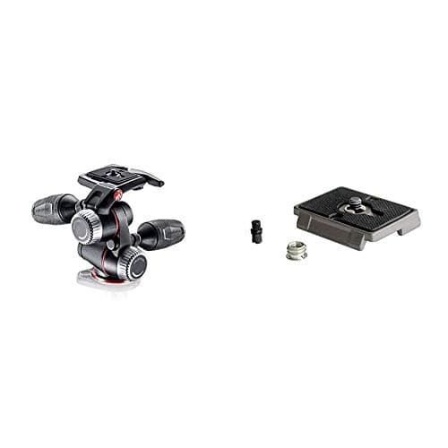 Image of Manfrotto X-PRO 3 Way Head with Retractable Levers and Quick Release Plate