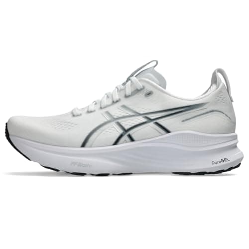 Image of ASICS Men's Gel-Kayano 32 Running Shoes, White/Pure Silver, 7 UK