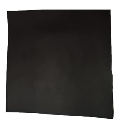 Image of Self-Adhesive Black Silicone Rubber Sheet 500x500mm - 0.5mm Thick, Anti-Skid, Tear Resistant Mat