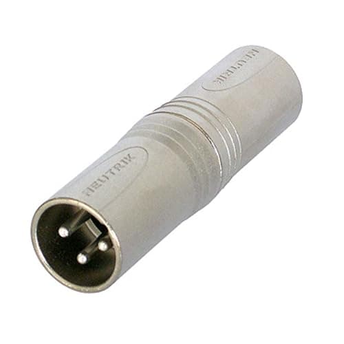 Image of Neutrik NA3MM 3 Pole XLR Male to 3 Pin XLR Male Adaptor Converter Gender Changer