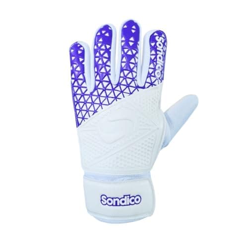 Image of Sondico Womens Goalkeeper Gloves White/purple 9