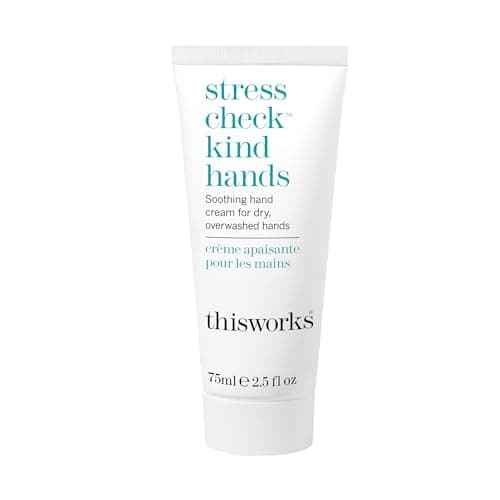 Image of This Works Stress Check Kind Hands, 75 ml - Intensely Hydrating Hand Cream Enriched with Shea Butter, Vitamin E and Ylang Ylang Essential Oils - Soothing Hand Moisturiser for Dry and Sensitive Skin