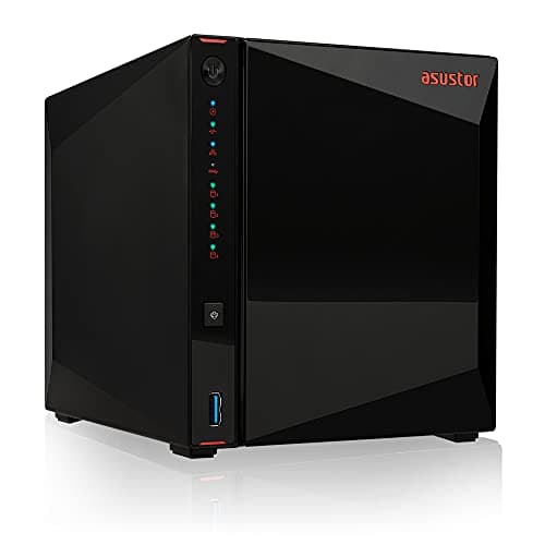 Image of Asustor AS5304T 4 Bay NAS, 1.5GHz Quad-Core, 2 2.5GbE Port, 4GB RAM DDR4, Gaming Network Attached Storage, Personal Private Cloud (Diskless)