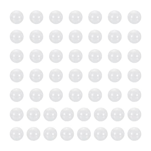 Image of sourcing map 50pcs Ceramic Bearing Balls 3.175mm 1/8" ZrO2 Zirconium Oxide Solid Bearing Ball, G10 Precision, White