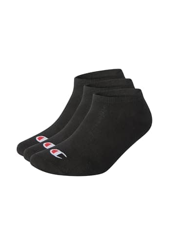 Image of Champion Accessories Basics 3pk Sneaker Socks, Black, 3 UK
