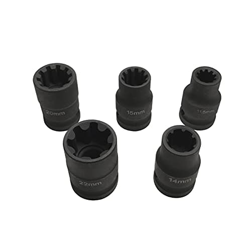 Image of Brake Caliper Socket Set 5PCS Brake Pad Screw Replacement for VW Audi Porsche