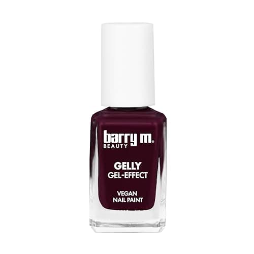 Image of Barry M Cosmetics Gelly Nail Paint, Black Cherry,F-GNP42