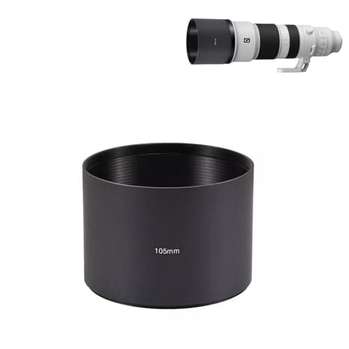 Image of Plyisty 105mm Aluminum Lens Hood with 95mm Thread, for Sigma 60-600mm & 150-600mm Lenses, Anti Glare Matte Interior, Telephoto Shade Protector