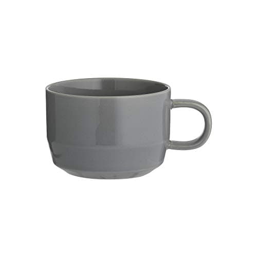 Image of Typhoon Cafe Concept Grey Flat White Mug 300 ml