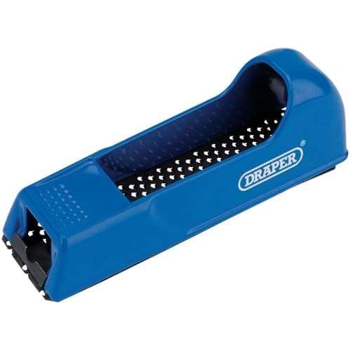 Image of Draper 140mm Multi-Rasp Wood Block Plane | Woodworking Hand Tools | Carpenter Tool | Non-Clogging Blade | 13849