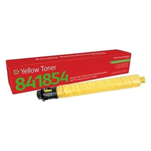 Image of XEROX Everyday - Yellow - Compatible - Remanufactured - Toner Cartridge (Alternative to: Ricoh 841854) - Green World Alliance Return Program