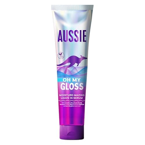 Image of Aussie Oh My Gloss Moisture-Mazing Leave-In Serum 160 ml Moisture and Shine Booster for Dull Hair