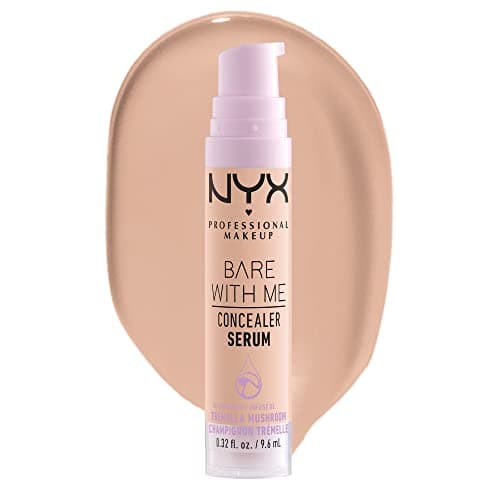 Image of NYX Professional Makeup Concealer Serum, Combats Dark Circles, Acne, Redness and Irritation, 24 Hours of Hydration, Medium Coverage, Bare With Me, Light, 9.6ml