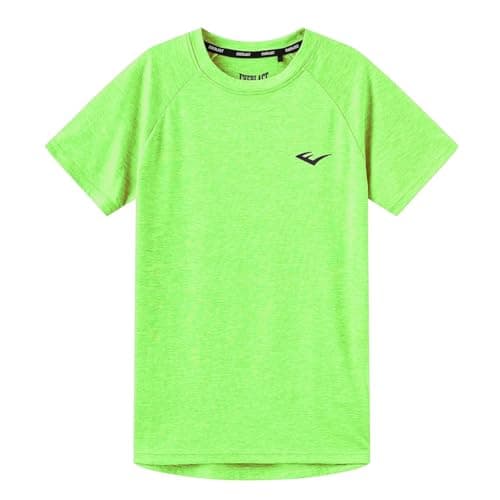 Image of Everlast Kids Flex T-Shirt Junior Short Sleeve Fluo Green 7-8 Years