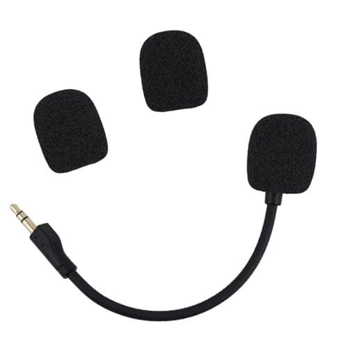 Image of BTFO Replacement Microphone for Logitech G PRO X and G PRO X2 Gaming Headsets, Detachable Noise Cancelling Game Microphone with Foam Covers Gaming Headset Mic Accessory