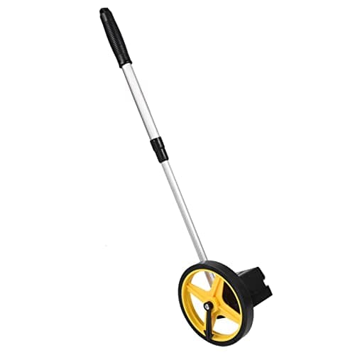 Image of Generic Distance Measuring Wheel Compact Portable Measurer for Surveyors, Construction Workers, Farmers TPR Material (Small Wheel)
