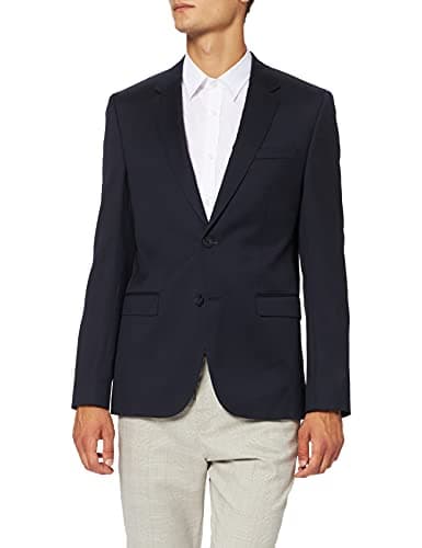 Image of HUGO Men's Aldons Suit Jacket Not Applicable, Blue (Dark Blue 401), 106