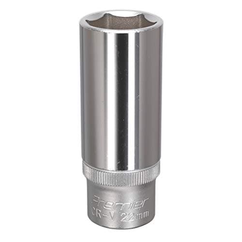 Image of Sealey S1222D Walldrive Socket 22Mm Deep 1/2Sq Drive