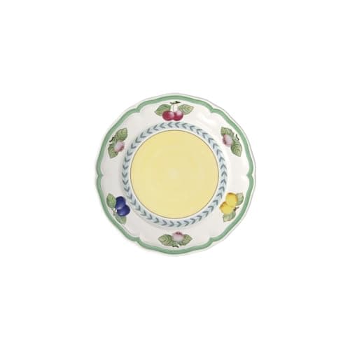 Image of (21 cm, Breakfast Plate) - Villeroy & Boch 10-2281-2640 French Garden Fleurence Breakfast Plate, Elegant Porcelain Tableware, Pack of 1