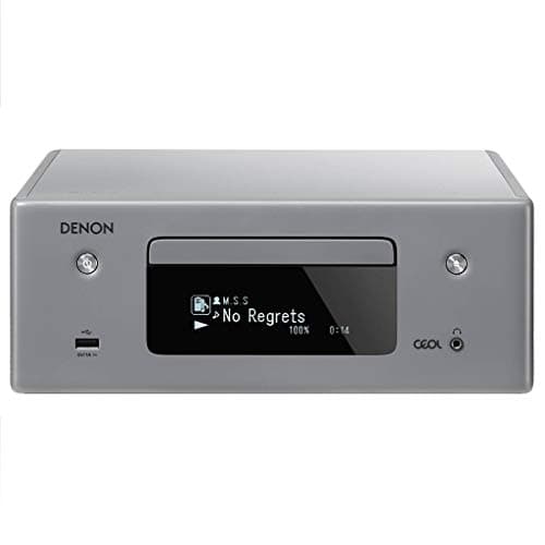 Image of Denon CEOL-N10 Audio Receiver with CD Player, HiFi Amplifier for TV Sound, Bluetooth, 2x Optical Input, Google Assistant / Siri / Alexa Compatible, Music Streaming, HEOS Multiroom - Color