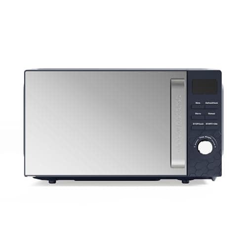 Image of Morphy Richards Cassini Digital Glass Microwave, 20L Capacity, Stainless Steel Inner Cavity, 6 Power Levels, Defrost, 95 Minute Timer, 24.5cm Glass Turntable, Easy Clean, 800W, Outer Space, 511421