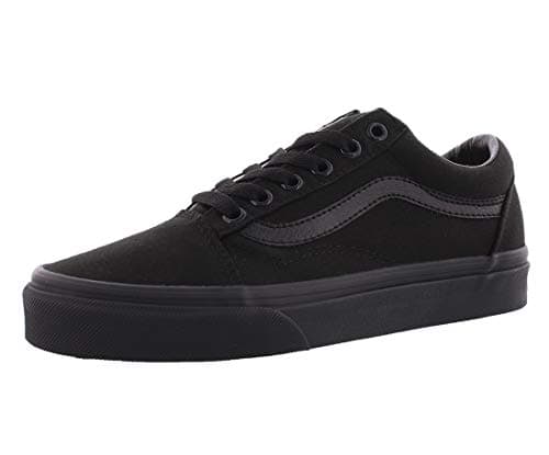 Image of Vans Mens Size 8, Ward Sneaker Black & White Suede Canvas Lace Up Shoes, Low Top Men's Trainers, Lightweight Sports Shoes Active Wear Range (8 UK)