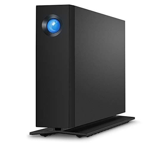Image of LaCie - STHA4000800 d2 Professional 4TB External Hard Drive Desktop HDD – USB-C USB 3.0 7200 RPM Enterprise Class Drives, 5 Year Warranty and Recovery Service (STHA4000800) Black