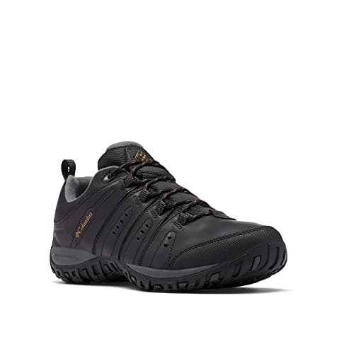 Image of Columbia Men's Woodburn 2 WP waterproof low rise hiking shoes, Black (Black x Caramel), 7 UK