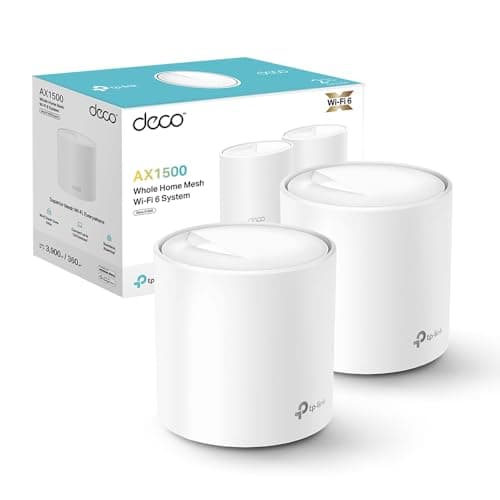 Image of TP-Link Deco X1500 AX1500 Whole Home Mesh Wi-Fi 6 System, Pack of 2