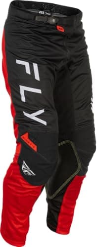 Image of Fly Racing Kinetic Mesh Center Pants (Black/White/Red, US 28)