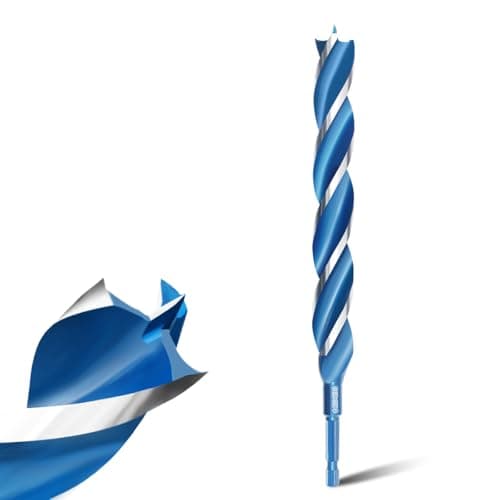 Image of Teronbeta Wood Drill Bit 20mm x 230mm Professional 1/4 Inch Hex Shank Brad Point Auger Drill Bits for Wood