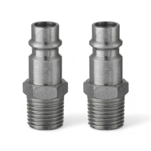 Image of x2 Genuine PCL Air Line XF Euro Range Male Adaptor 1/4 BSP Fitting Connector
