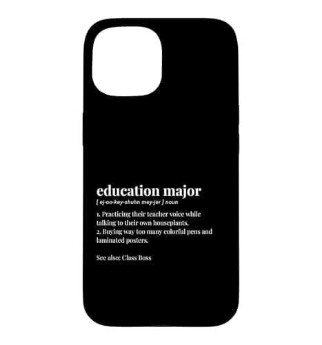 Image of Dictionary College Majors Education Major Pedagogy Student Case for iPhone 15