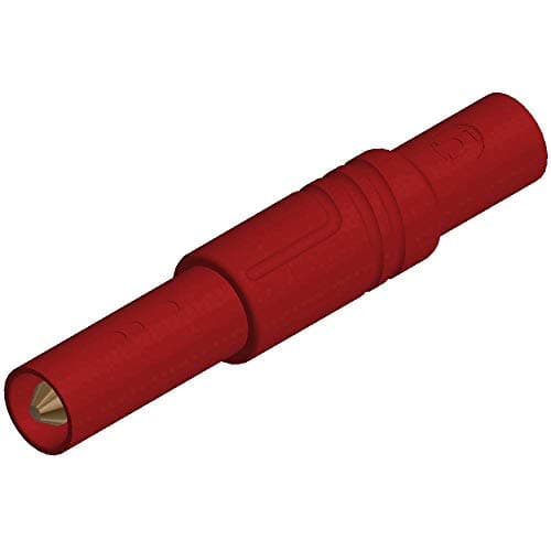 Image of SKS-HIRSCHMANN Safety banana plug pin Ø: 4 mm LAS S G 934097101 red