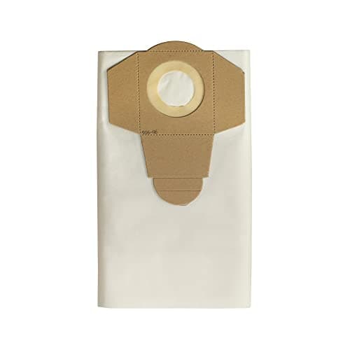 Image of Vacmaster 951319 15L-16L Standard Filtration Dust Bags for Wet & Dry Vacuum Cleaners and Dust Extractors (5 Pack),White