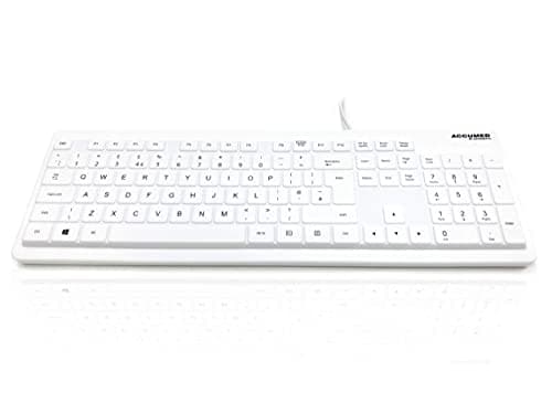 Image of AccuMed Value Keyboard - 105 Key IP68 Sealed Antibacterial Medical Keyboard