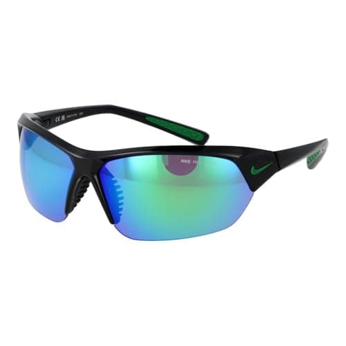 Image of Nike Sunglasses Skylon Ace Rectangular Nlack/Green 69 mm