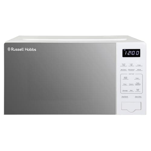Image of Russell Hobbs Touch Control Digital Solo Microwave 20L 800W with 10 Power Levels, 6 Auto Cook Menus, Defrost Control, Clock & Timer RHMT2005-M