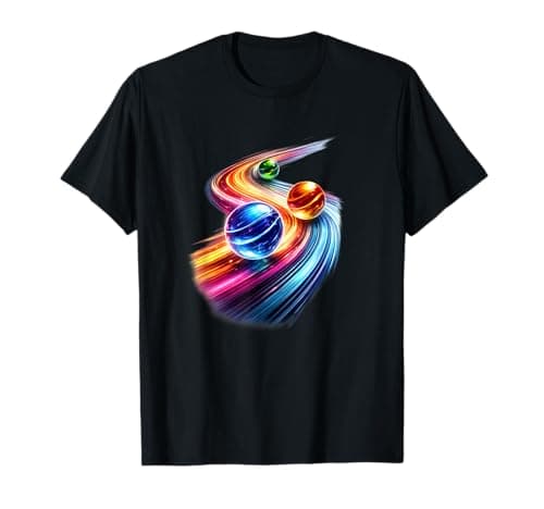 Image of Marble Racing Track T-Shirt